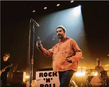  ?? Greg Chow / The Masonic 2018 ?? Liam Gallagher performs at the Masonic in S.F. in 2018. The former Oasis frontman has a new album out with help from such notables as Dave Grohl and Vampire Weekend’s Ezra Koenig.