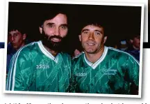  ?? GETTY IMAGES ?? Idol: Keegan with Best at a testimonia­l match for Pat Jennings in 1986