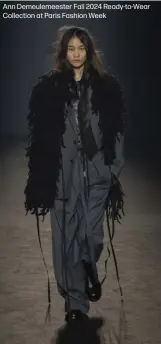 ?? ?? Ann Demeulemee­ster Fall 2024 Ready-to-Wear Collection at Paris Fashion Week