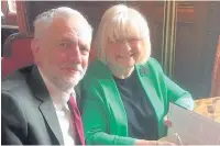  ??  ?? Ms Clwyd with Labour party leader Jeremy Corbyn