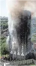  ?? PA ?? Tragedy: The 2017 Grenfell fire led to new rules on cladding for apartment blocks