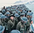  ??  ?? Turned the tide: Christophe­r Nolan’s film tells the story of the Dunkirk evacuation