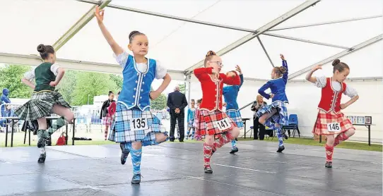  ?? ?? Popular event Highland dancing at the last West Lothian Highland Games in 2019