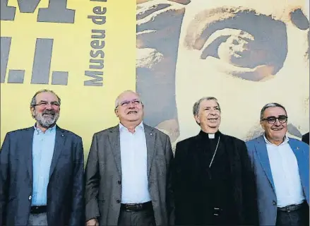  ?? MERCÈ GILI ?? El Museu Diocesà de Lleida celebró ayer un plenario con todos sus integrante­s