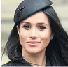  ??  ?? WORK Duchess of Sussex