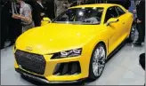  ?? — POSTMEDIA NEWS
FILES ?? Audi’s Sport Quattro hybrid model gets 2.5 litres per 100 kilometres.