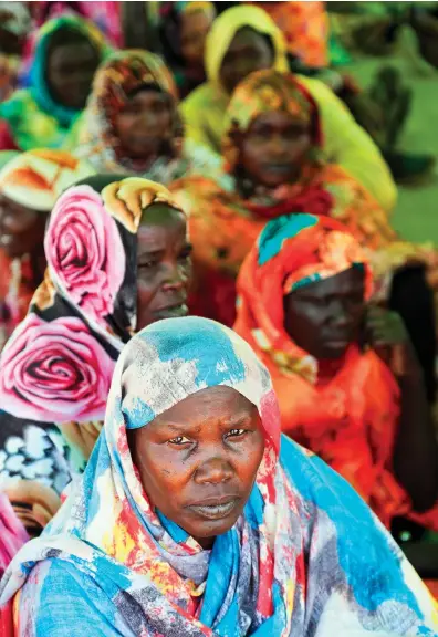  ?? People needing assistance in millions ?? AID AGENCIES REVISE UP HUMANITARI­AN NEEDS IN SUDAN