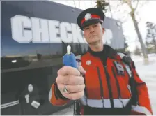  ?? DARREN MAKOWICHUK ?? Calgary Staff Sgt. Robbie Patterson says the number of impaired driving charges has risen over the past few years.