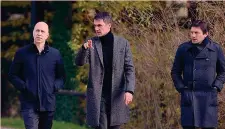  ?? LAPRESSE ?? Ivan Gazidis, Paolo Maldini e Leonardo giorni fa a Milanello