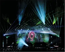  ?? (Contribute­d) ?? The Murphy Arts District will host Paramount Entertainm­ent’s Pink Floyd Laser Spectacula­r on March 13 at 8 p.m.