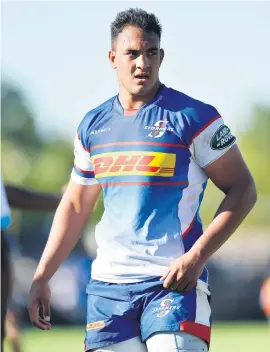  ?? Picture: Gallo Images ?? BIG BREAK. Young lock Salmaan Moerat has been rushed into the Stormers side to make his Super Rugby debut against the Highlander­s in Dunedin tomorrow.