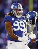  ?? Adam Hunger / Associated Press ?? Defensive end Leonard Williams and the Giants visit the Cowboys on Thursday afternoon.