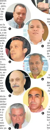  ?? ?? 1. Fernando del Corte
2. Francisco Javier Pabón
3. Germán Enrique Hernández
4. Gonzalo Medina Valderrama
5. Mario Alberto Lattif
6. Omar Gonzalo Quintero
7. Pedro Arnulfo García