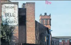  ??  ?? Taylor’s Bell Foundry in Loughborou­gh.