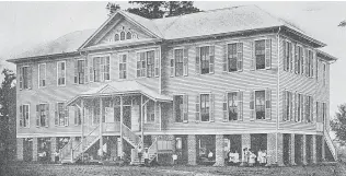  ?? Courtesy ?? Charles W. Luckie School, built in 1909, was one of Houston’s first black elementary schools.