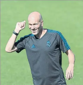  ?? FOTO: GETTY ?? Zidane. contento por volver a poder contar con Cristiano Ronaldo