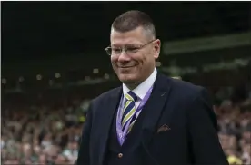  ?? ?? SPFL chief executive Neil Doncaster is upbeat about national game