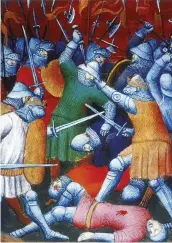  ??  ?? Blood is shed during the Fifth Crusade (1217–21). Dan hones’ book on the medieval wars for the Holy Land “makes complex interactio­ns comprehens­ible”