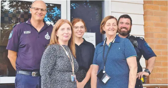  ??  ?? PROGRESS: Chinchilla police and Youth Justice are continuing their successful partnershi­p in order to help young offenders break the cycle of crime.