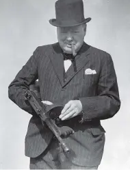  ?? BRITISH OFFICIAL PHOTO / THE ASSOCIATED PRESS FILES ?? As British prime minister, Winston Churchill carried a gun at all times and was prepared to die in battle.