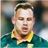  ??  ?? Axed: Francois Hougaard