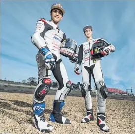  ?? ANGELNIETO­TEAM ?? Jorge Martín y Pecco Bagania, compañeros Dos años con Mahindra y AsparFOTO: