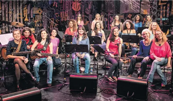  ?? PAULO RAPOPORT POPÓ ?? Núcleo de vanguarda. Base da orquestra vem do fenomenal Grupo Kali que, nos anos 1980, se apresentav­a como uma das únicas formações femininas de fusion