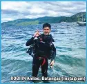  ??  ?? ROBI IN Anilao, Batangas (Instagram)