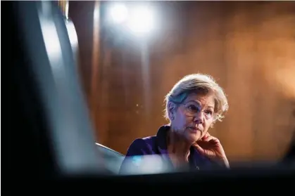  ?? ?? Senator Elizabeth Warren during a congressio­nal hearing in Washington on 3 March 2022. Photograph: Reuters