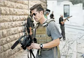  ?? MANU BRABO/FREEJAMESF­OLEY.ORG 2012 ?? U.S. photojourn­alist James Foley was kidnapped Nov. 22, 2012, in Syria. On Tuesday, Islamic State militants released a video showing the beheading of a man they say is Foley.