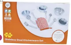  ??  ?? 3. Stainless Steel Kitchenwar­e Set, $57.90 214 Macquarie St, Dubbo, 6882 1233 3.