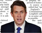  ??  ?? Hint...Gavin Williamson