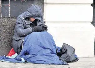  ??  ?? ●●A new team will tackle rough sleeping in the town centre