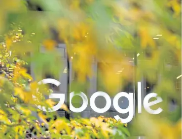  ?? /Reuters ?? Google boodle: Google is confident that future growth will reward investors as the company spends heavily on infrastruc­ture, cloud businesses and YouTube a far cry from the days when it was only a desktop search service.