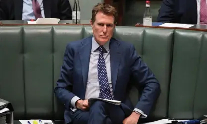  ?? Photograph: Mick Tsikas/AAP ?? In July, Christian Porter successful­ly persuaded the court – under objection from Nine, Fairfax and News Corp – to remove the unredacted material from the court file.