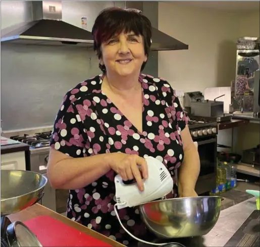  ??  ?? Eileen Kirrane in her new kitchen which was converted in 2020.