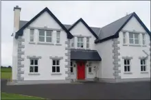 ??  ?? This Enniscrone four- bedroom home is finished to a high standard, with spacious living, kitchen and bedroom areas.