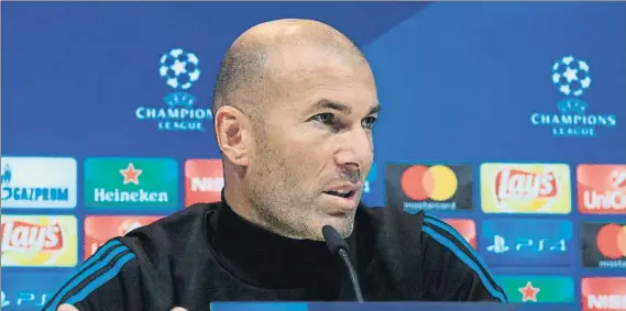  ?? FOTO: EFE ?? A Zidane no le preocupan las críticas que ha recibido por su política de rotaciones. Él tiene claro que va a seguir apostando por ellas hasta final de temporada
