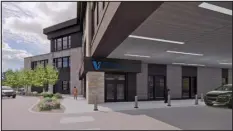  ?? PROVIDED BY VAIL HEALTH ?? This artist’s rendering depicts the Precourt Healing Center, a 50,000-square-foot in-patient facility for behavioral health patients in Eagle County which is set to open early in 2025.