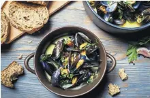  ?? ?? Mussels are abundant off British shores and have almost ‘universal environmen­tal credibilit­y’