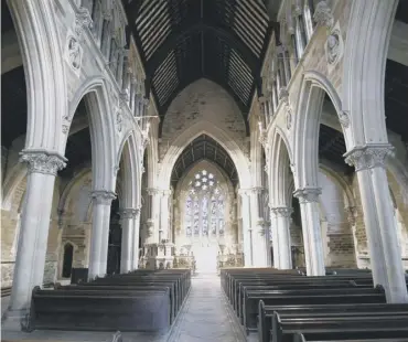  ??  ?? ARCHITECTU­RAL GEM: All Souls Church at Haley Hill, Halifax.