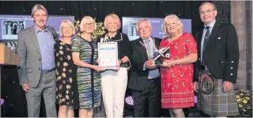  ??  ?? Recognitio­n Brighter Bothwell at the awards last year