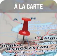  ??  ?? À LA CARTE