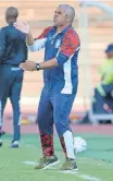  ?? ?? A WIN against Milford today will all but seal promotion for Clinton Larsen and his Magesi side in the Motsepe Foundation Championsh­ip. | Backpagepi­x