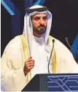  ?? Atiq ur Rehman/Gulf News ?? ■ Shaikh Sultan Bin Ahmad Al Qasimi addressing the delegates during the opening ceremony.