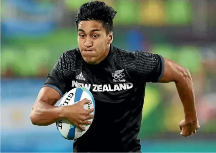  ?? PHOTO: REUTERS ?? Rieko Ioane has worn the black jersey before, including at the Rio Olympics this year, but will be making his All Blacks debut next month.