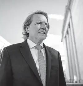  ?? Getty IMages ?? INVESTIGAT­ING PAST INVESTIGAT­IONS: Former White House counsel Don McGahn and his wife had informatio­n about their Apple subpoenaed by the Justice Department in 2018, one more bit of informatio­n to come to light now that former President Donald Trump has left office.