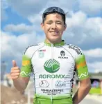  ?? CORTESÍA: PATRICIO ZÁRATE ?? Zárate muestra su poderío en el ciclismo