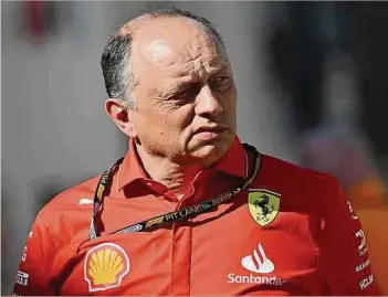  ?? ?? Frédéric Vasseur und Ferrari müssen präzise planen.