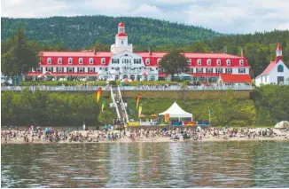  ?? MARC LOISELLE ?? La plage de Tadoussac lors du Festival de la chanson de Tadoussac